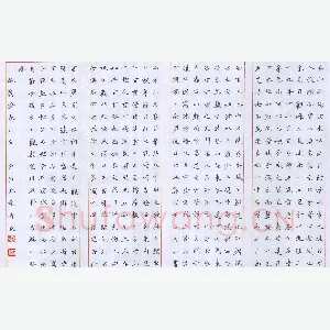 赵彦良 硬笔楷书 姚鼐登泰山记
