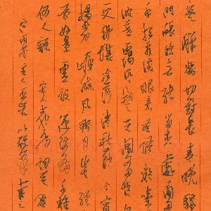 王亚雷 硬笔行草 柳永词一首