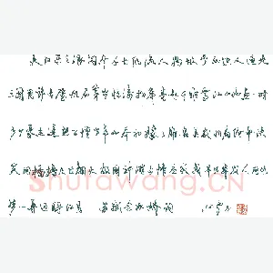 沈鸿根 钢笔行草 苏轼念奴娇词
