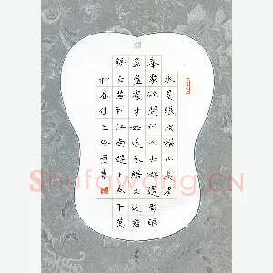 王登峦 硬笔楷书 苏轼词一首