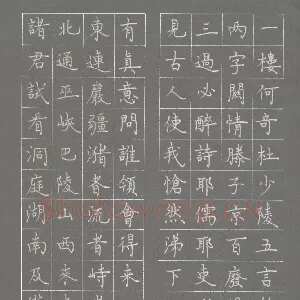 樊秋明 硬笔楷书 岳阳楼长联