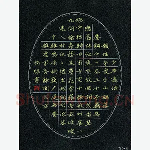 施绵绵 硬笔楷书 陶渊明诗一首