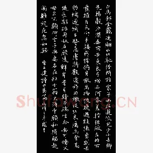 唐国生 硬笔楷书 曹子建诗白马篇