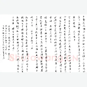 王志良 硬笔行书 李太白咏越中山水诗八首
