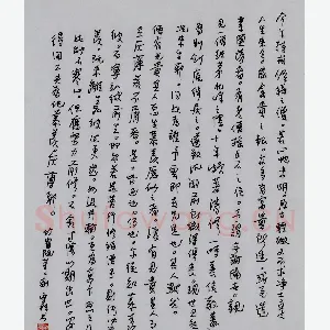 严敏灵 硬笔行书 竹窗随笔二则