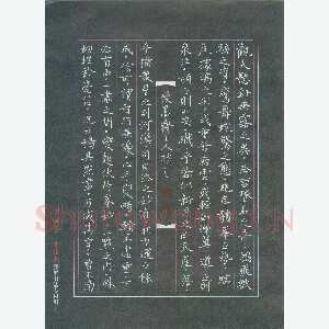 唐国生 硬笔楷书 书谱节选