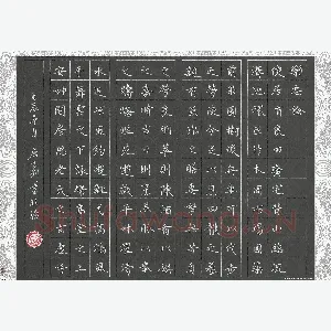 屈生钊 硬笔楷书 乐志论节录