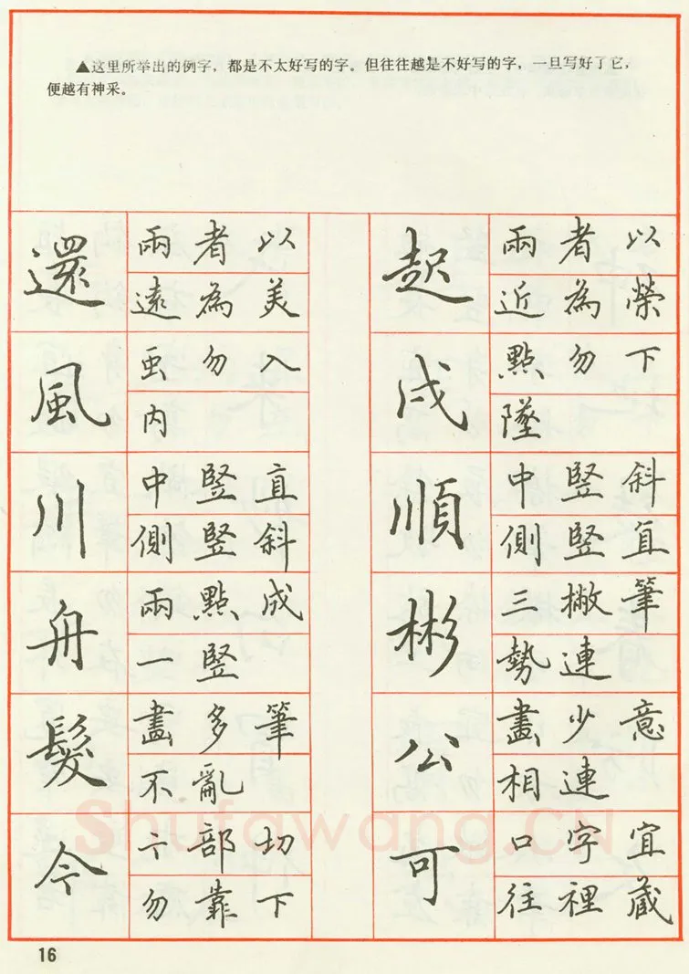 田英章硬笔楷书字帖,摘自田英章 钢笔楷书实用技法字帖（1990年）