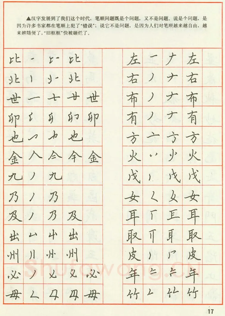 田英章硬笔楷书字帖,摘自田英章 钢笔楷书实用技法字帖（1990年）