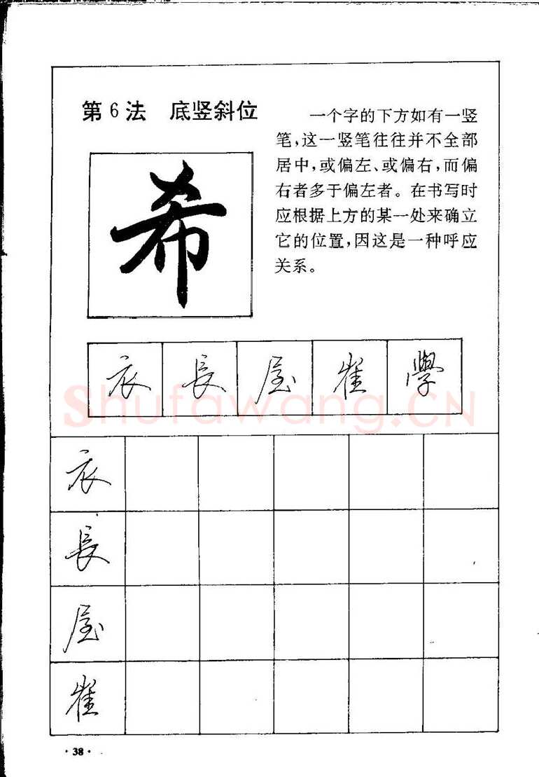 田英章硬笔硬笔字帖,摘自田英章间架结构28法：硬笔楷行卷 字帖