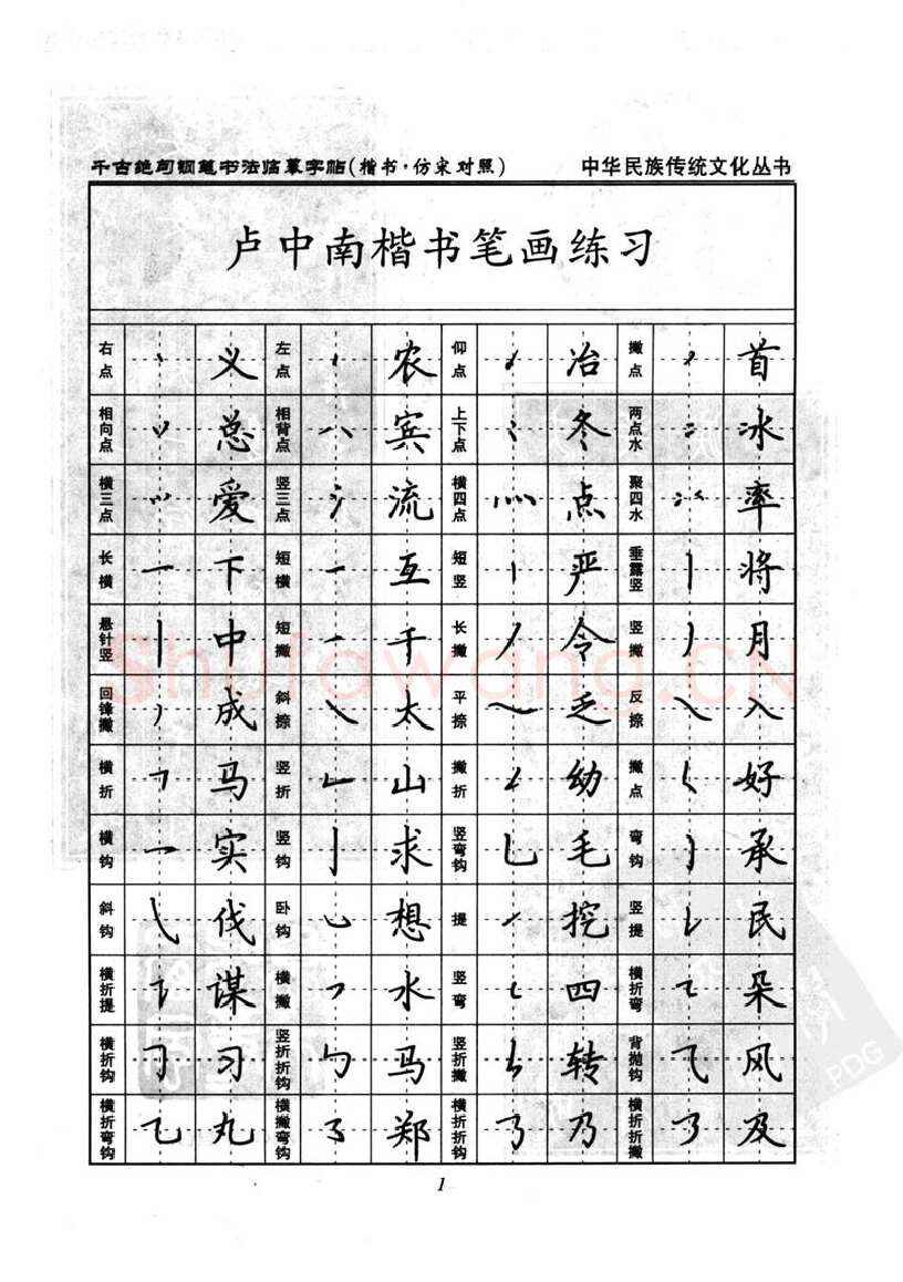 卢中南硬笔楷书字帖,摘自卢中南千古绝句楷书仿宋对照字帖