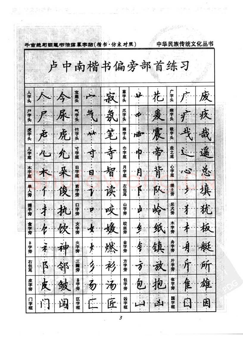卢中南硬笔楷书字帖,摘自卢中南千古绝句楷书仿宋对照字帖