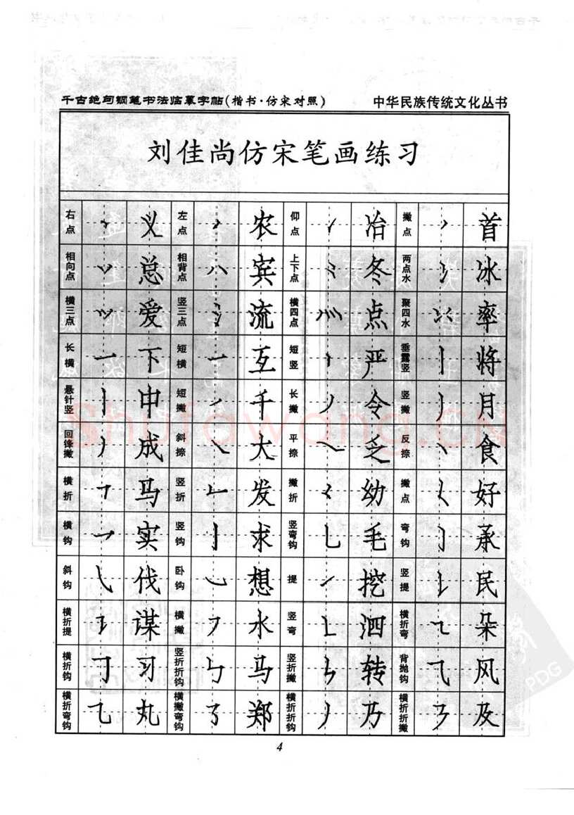 卢中南硬笔楷书字帖,摘自卢中南千古绝句楷书仿宋对照字帖