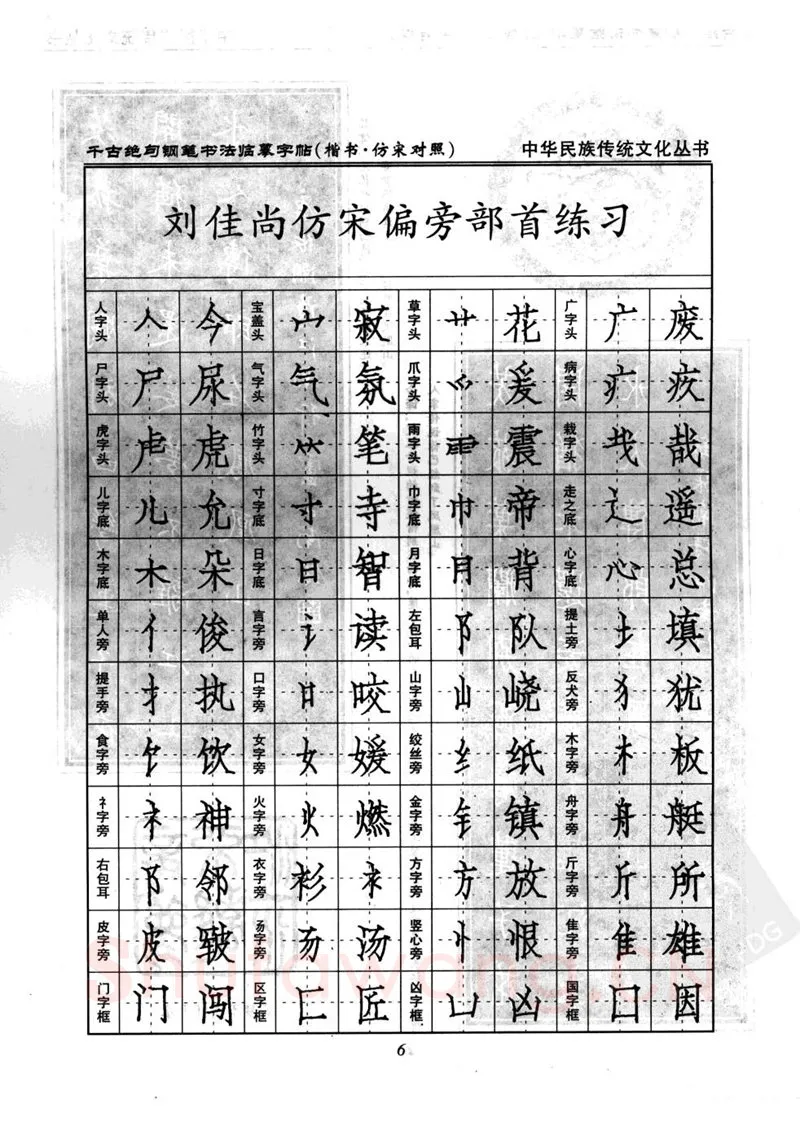 卢中南硬笔楷书字帖,摘自卢中南千古绝句楷书仿宋对照字帖