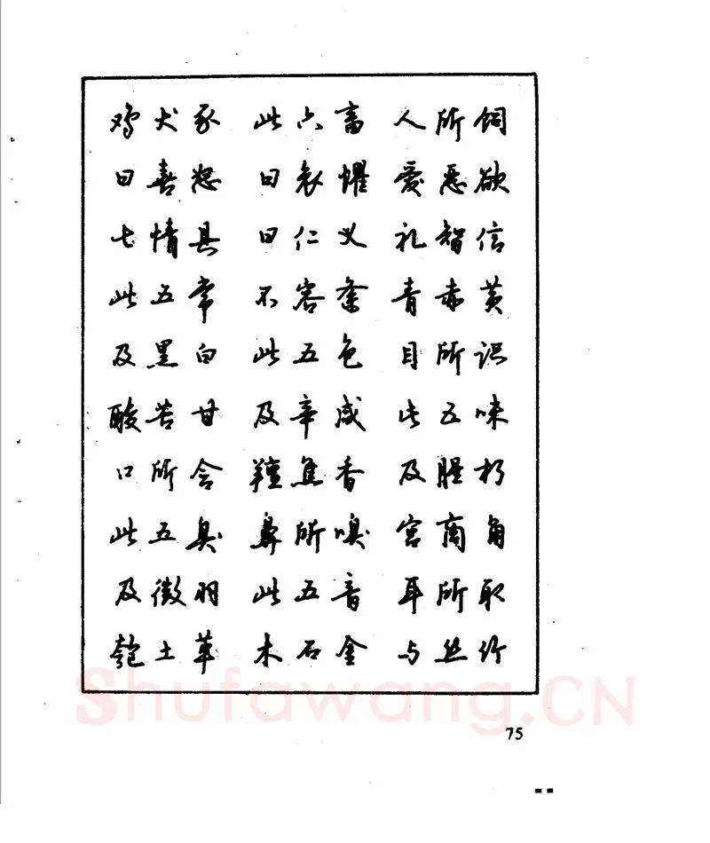 沈鸿根硬笔行书字帖,摘自沈鸿根 江鸟钢笔行书字帖