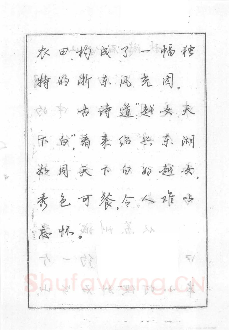 沈鸿根硬笔行书字帖,摘自沈鸿根 (江鸟)《钢笔行书横写字帖》( 完整版 )