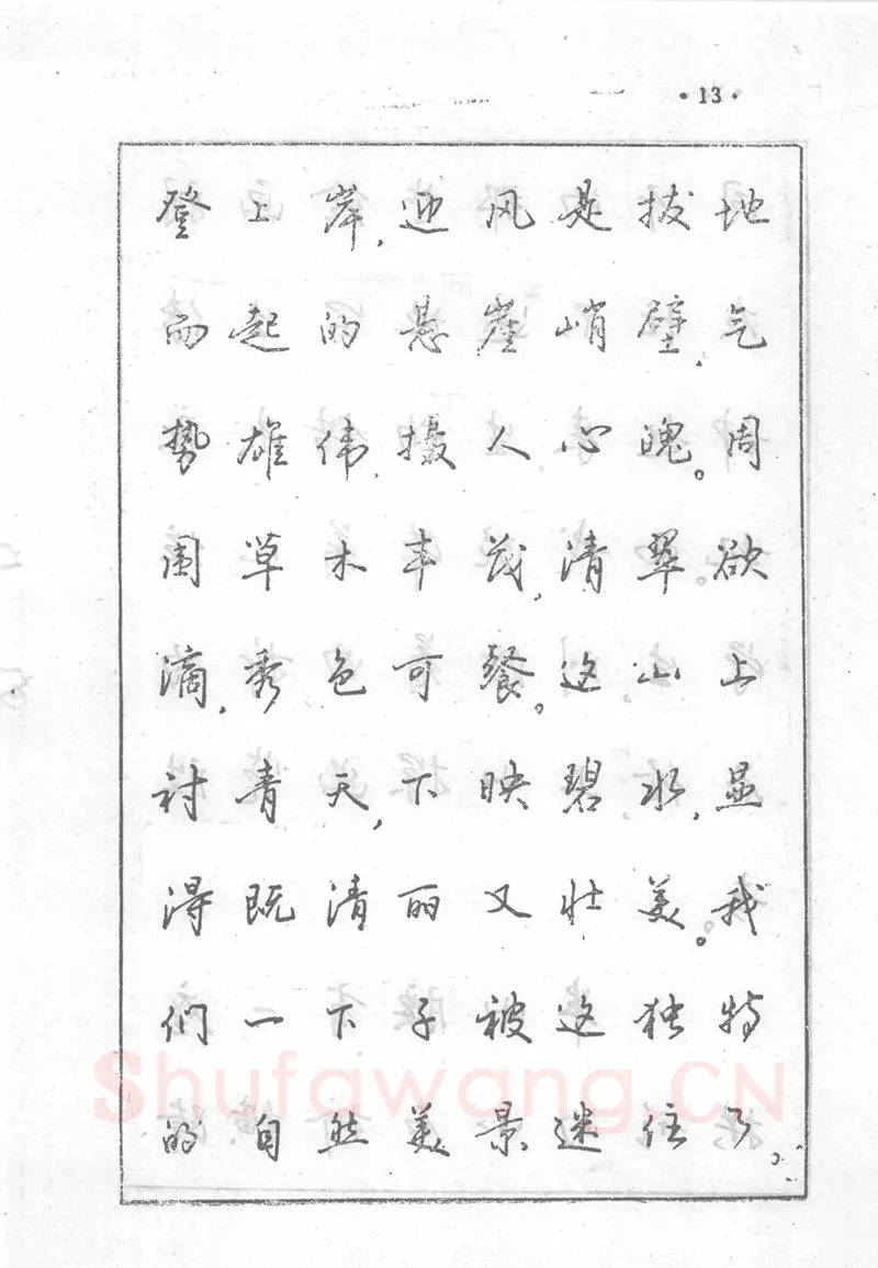 沈鸿根硬笔行书字帖,摘自沈鸿根 (江鸟)《钢笔行书横写字帖》( 完整版 )