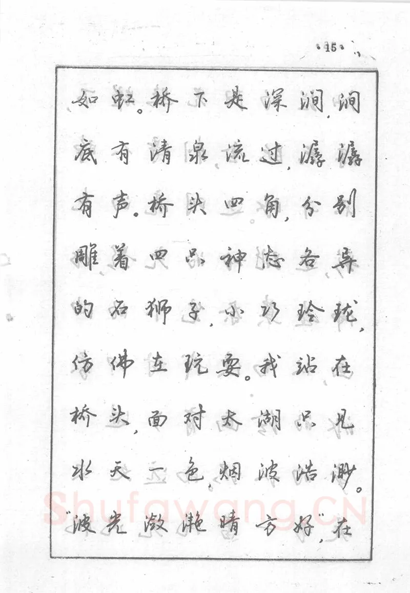 沈鸿根硬笔行书字帖,摘自沈鸿根 (江鸟)《钢笔行书横写字帖》( 完整版 )