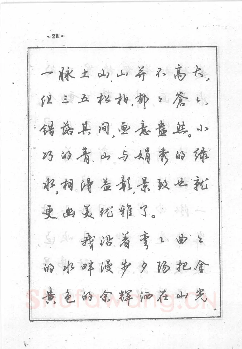沈鸿根硬笔行书字帖,摘自沈鸿根 (江鸟)《钢笔行书横写字帖》( 完整版 )