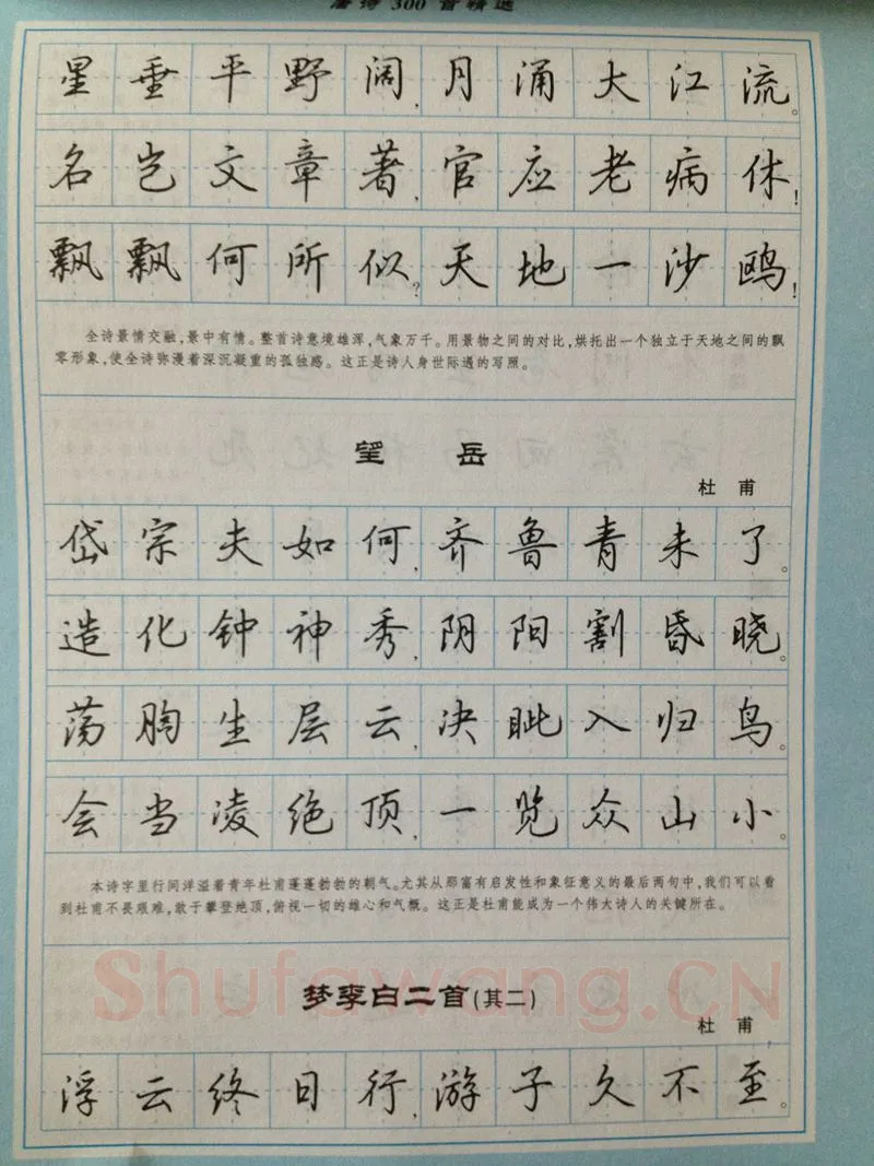 吴玉生硬笔硬笔字帖,摘自吴玉生 硬笔唐诗三百行楷 字帖