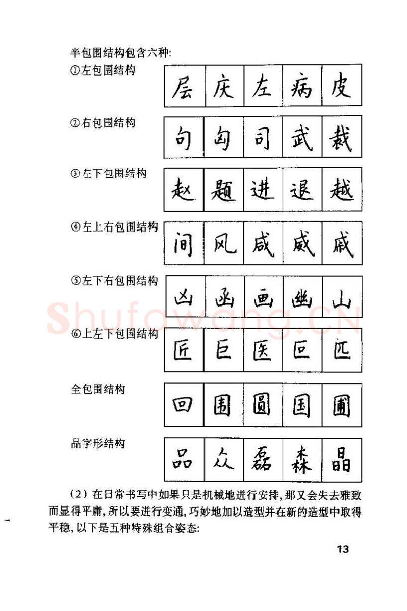 钱沛云硬笔楷书字帖,摘自钱沛云 硬笔书法技巧 字帖