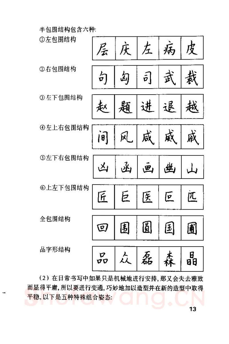 钱沛云硬笔楷书字帖,摘自钱沛云 硬笔书法技巧 字帖