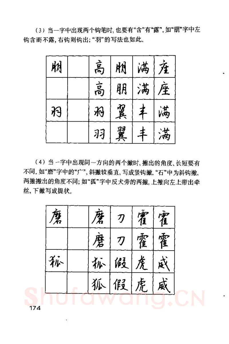 钱沛云硬笔楷书字帖,摘自钱沛云 硬笔书法技巧 字帖