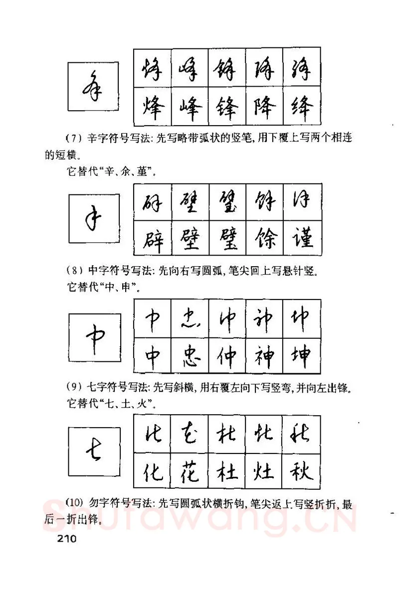 钱沛云硬笔楷书字帖,摘自钱沛云 硬笔书法技巧 字帖