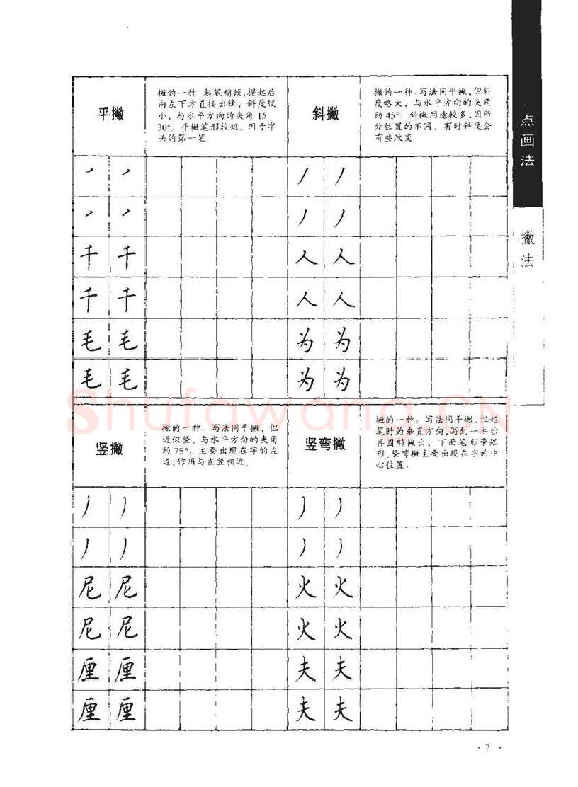 顾仲安硬笔行书字帖,摘自顾仲安《学生规范钢笔正楷等级达标训练》