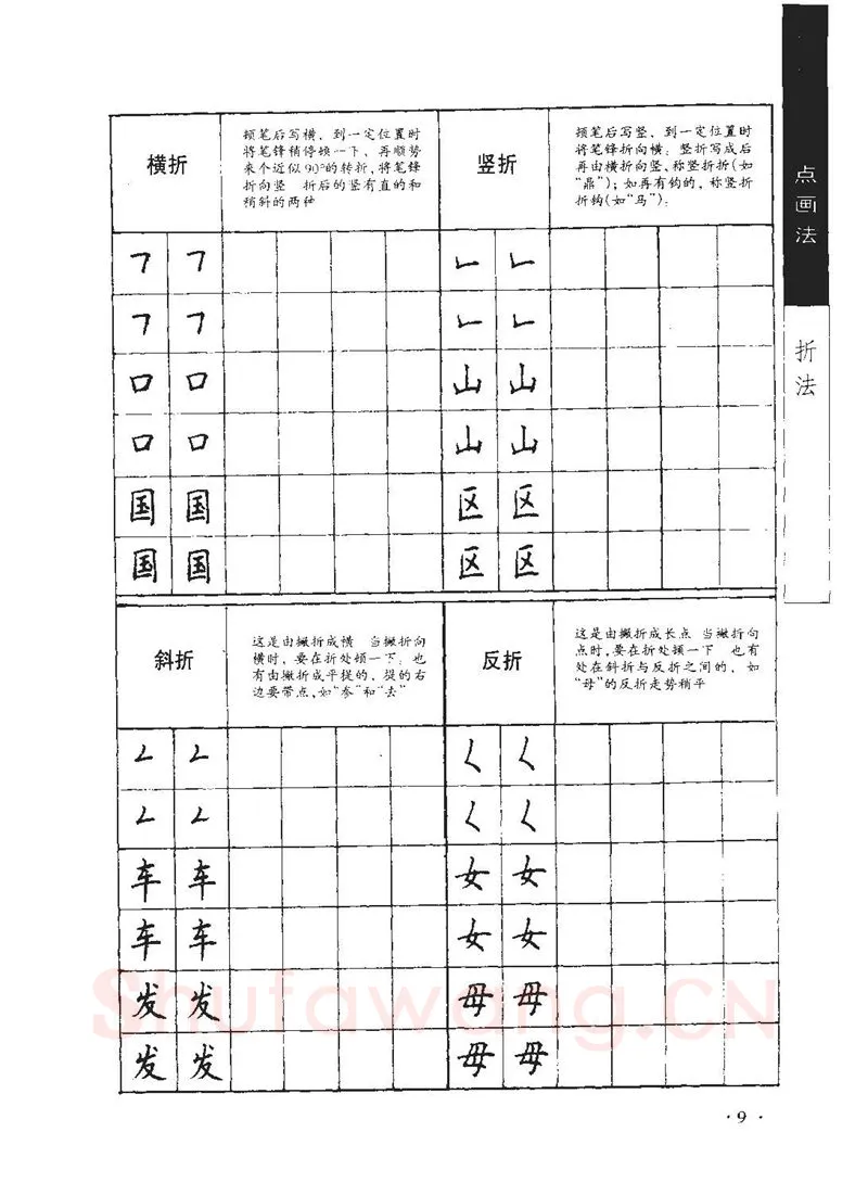 顾仲安硬笔行书字帖,摘自顾仲安《学生规范钢笔正楷等级达标训练》