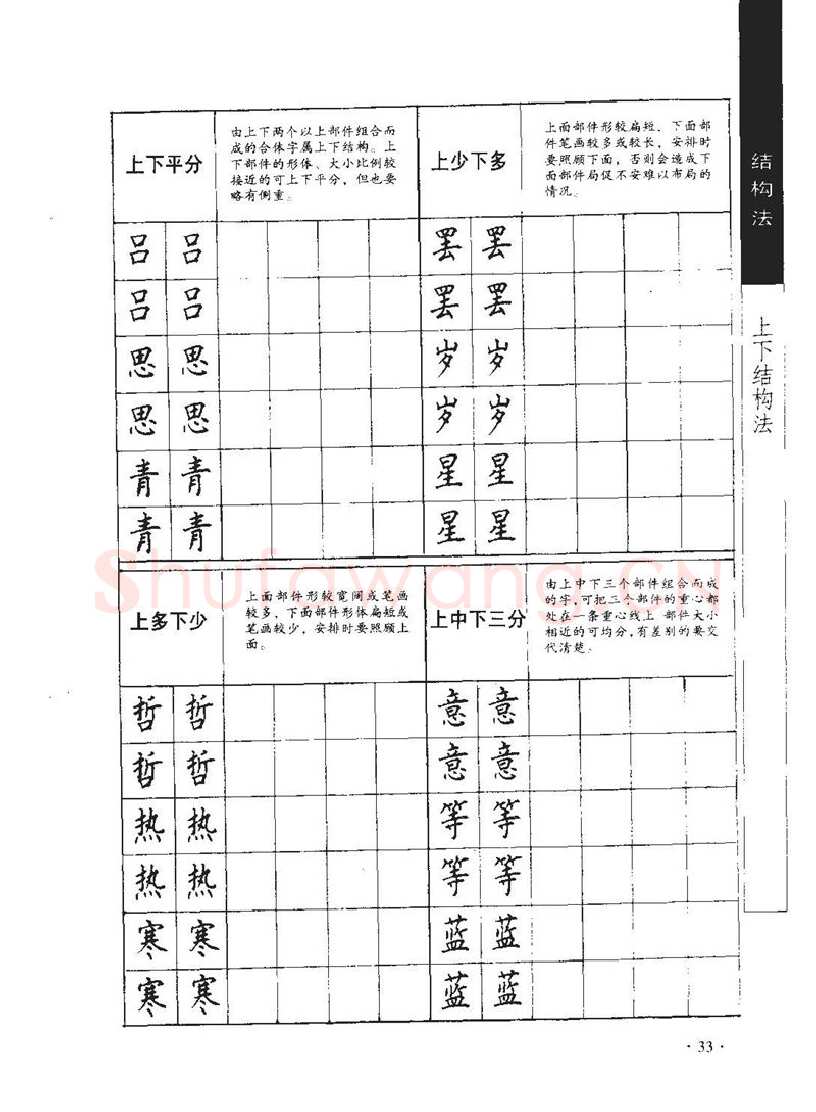 顾仲安硬笔行书字帖,摘自顾仲安《学生规范钢笔正楷等级达标训练》