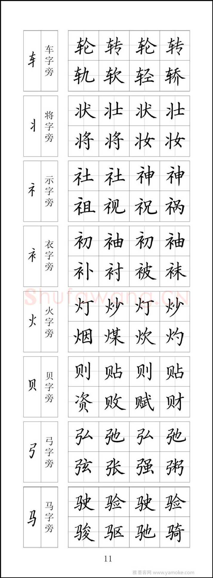 王云厚硬笔楷书字帖,摘自王云厚钢笔楷书字帖（下载打印高清版）
