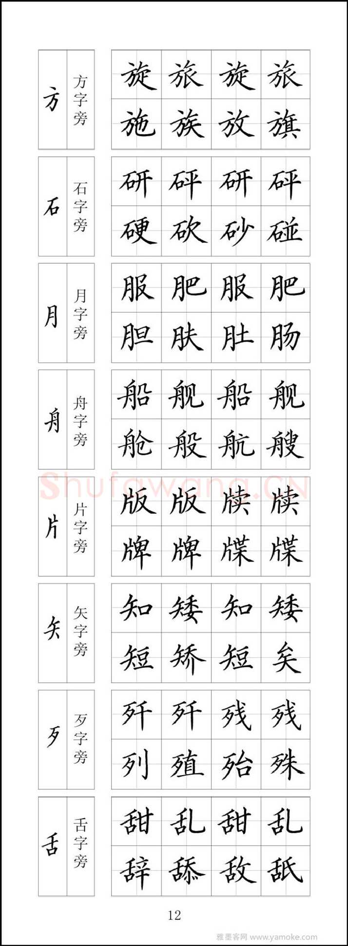 王云厚硬笔楷书字帖,摘自王云厚钢笔楷书字帖（下载打印高清版）