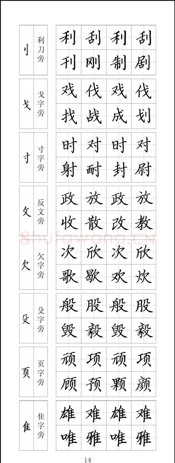王云厚硬笔楷书字帖,摘自王云厚钢笔楷书字帖（下载打印高清版）