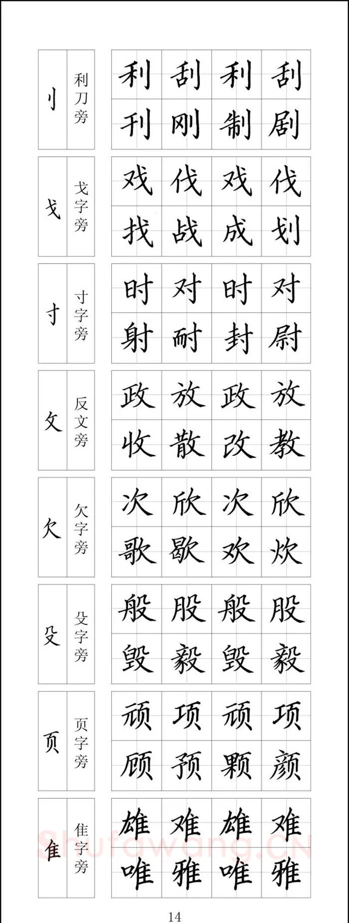 王云厚硬笔楷书字帖,摘自王云厚钢笔楷书字帖（下载打印高清版）