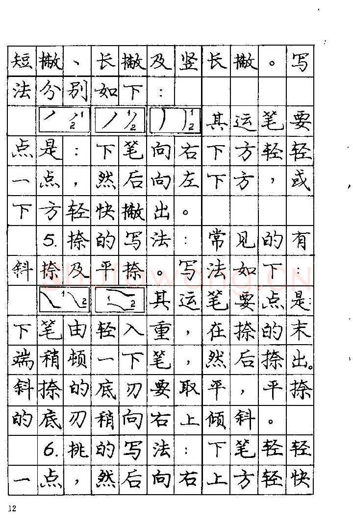 庞中华硬笔楷书字帖,摘自《庞中华钢笔字帖》84版