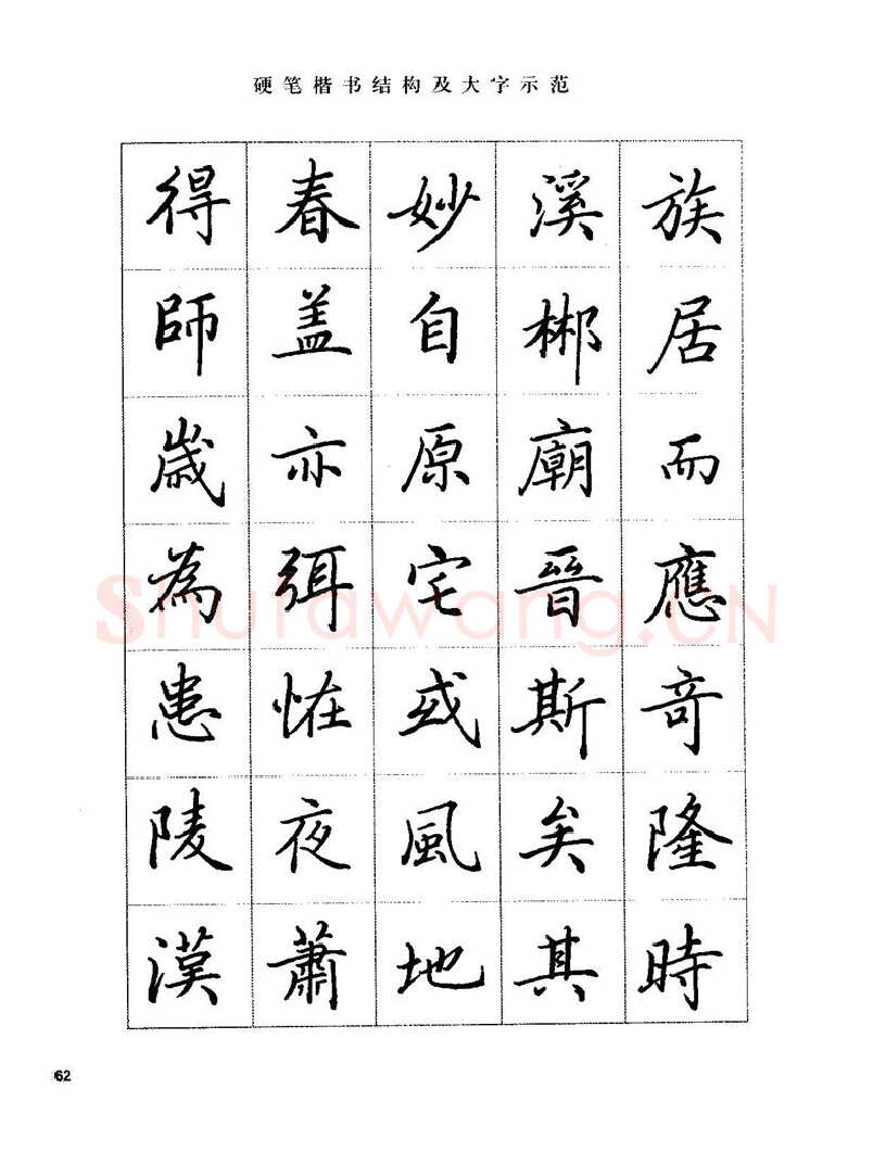 田英章硬笔楷书字帖,摘自田英章硬笔楷书标准教程字帖