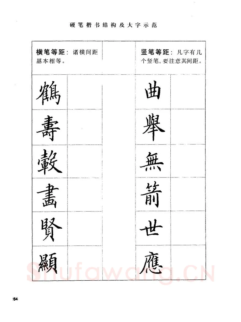 田英章硬笔楷书字帖,摘自田英章硬笔楷书标准教程字帖