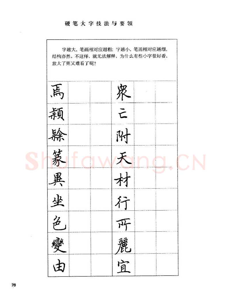 田英章硬笔楷书字帖,摘自田英章硬笔楷书标准教程字帖