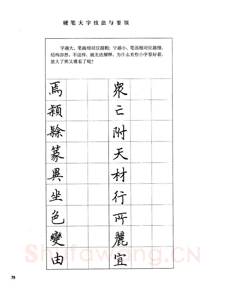 田英章硬笔楷书字帖,摘自田英章硬笔楷书标准教程字帖