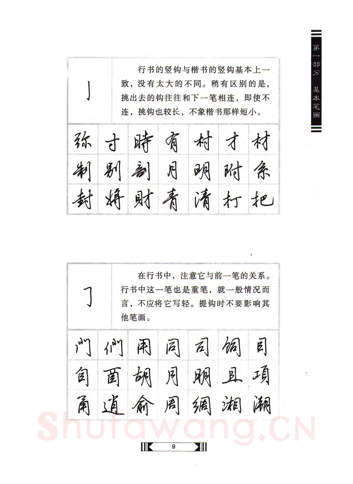 田英章硬笔行书字帖,摘自田英章硬笔行书标准教程（完整版）字帖