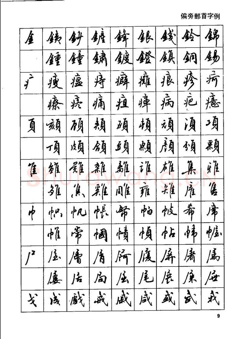 田英章硬笔行书字帖,摘自田英章钢笔行书实用技法字帖