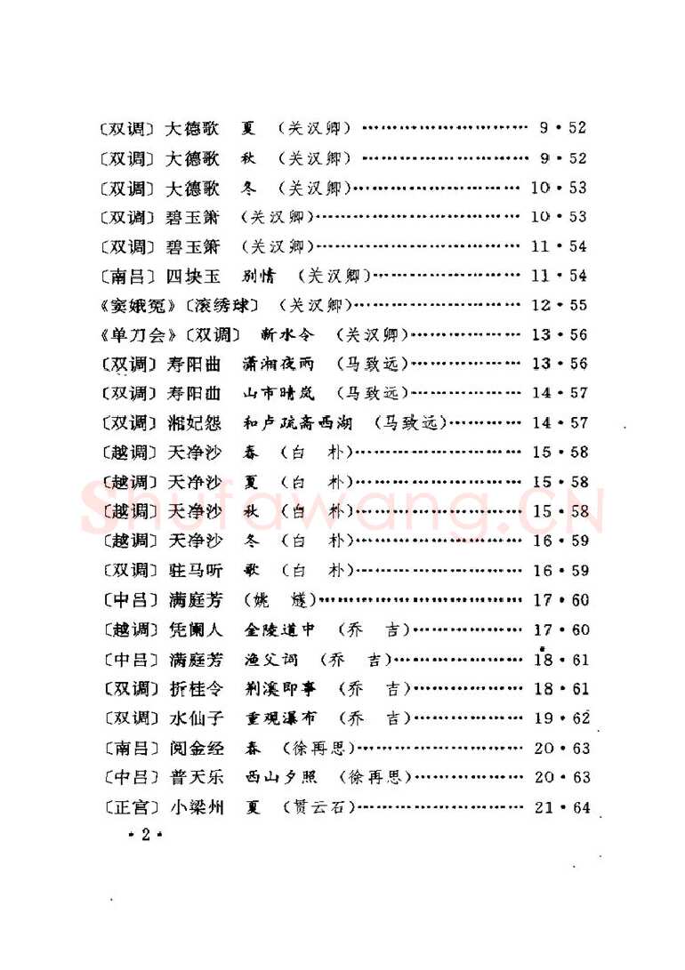 卢中南硬笔楷书字帖,摘自卢中南元曲名篇钢笔字帖（金盾出版社）