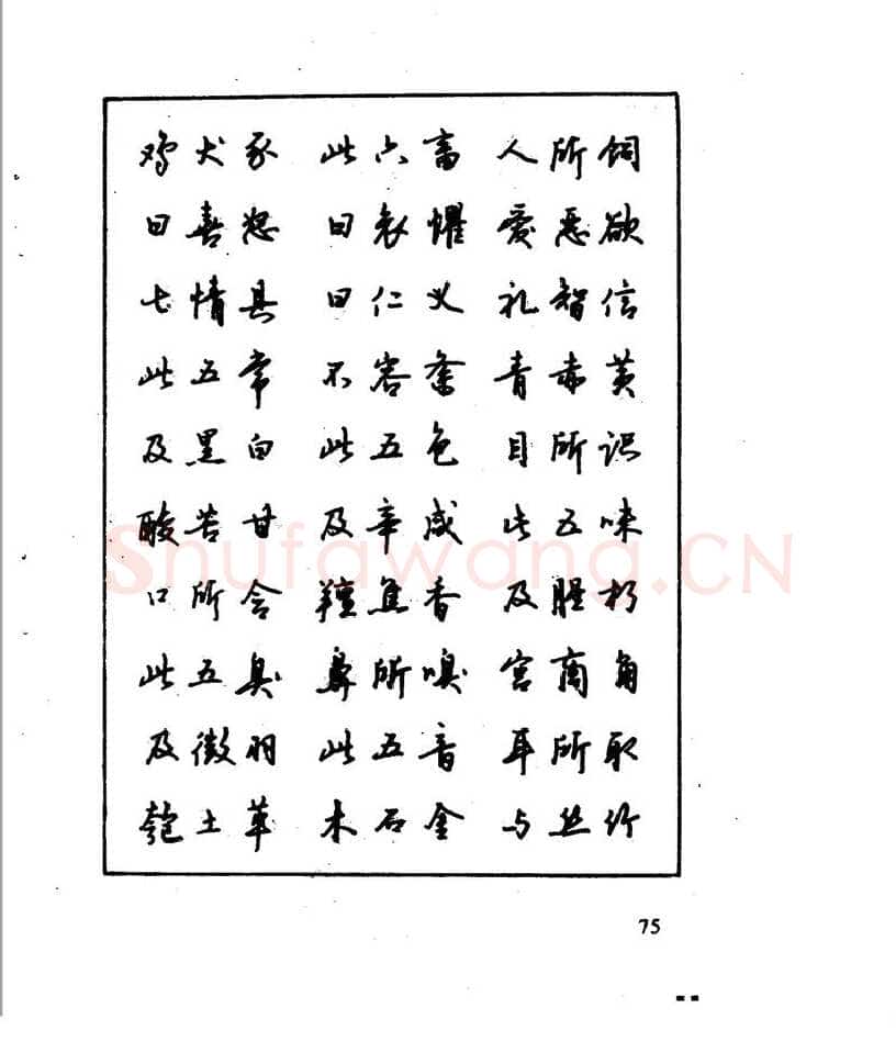 沈鸿根硬笔行书字帖,摘自沈鸿根 江鸟钢笔行书字帖
