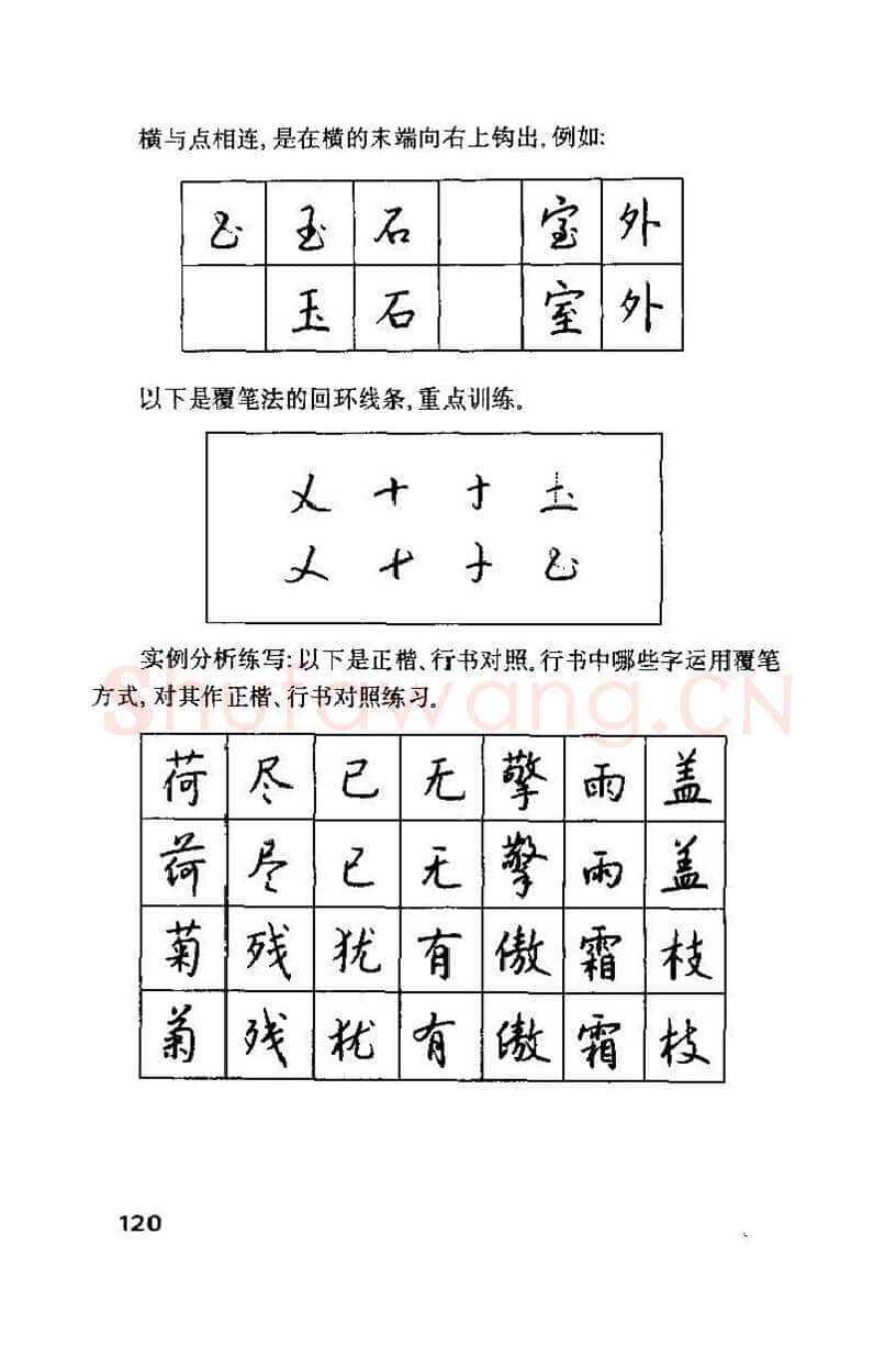 钱沛云硬笔楷书字帖,摘自钱沛云 硬笔书法技巧 字帖