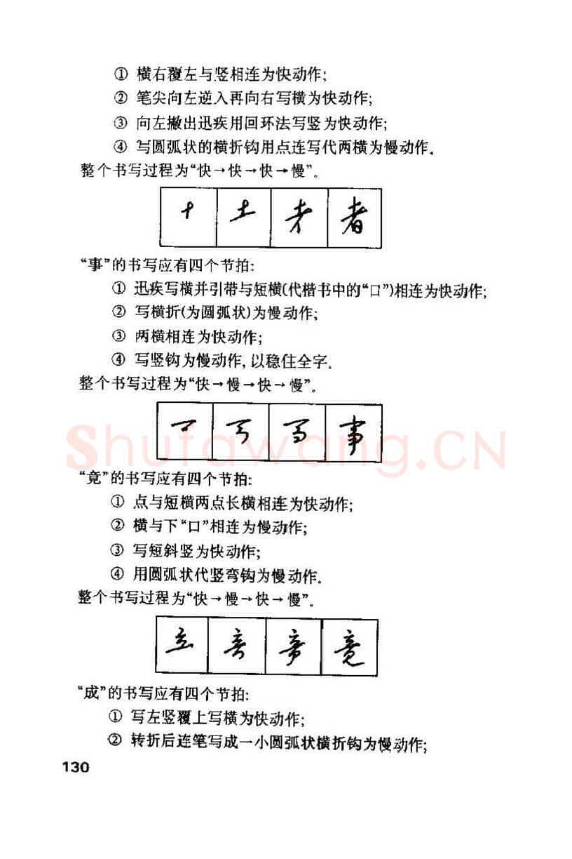 钱沛云硬笔楷书字帖,摘自钱沛云 硬笔书法技巧 字帖