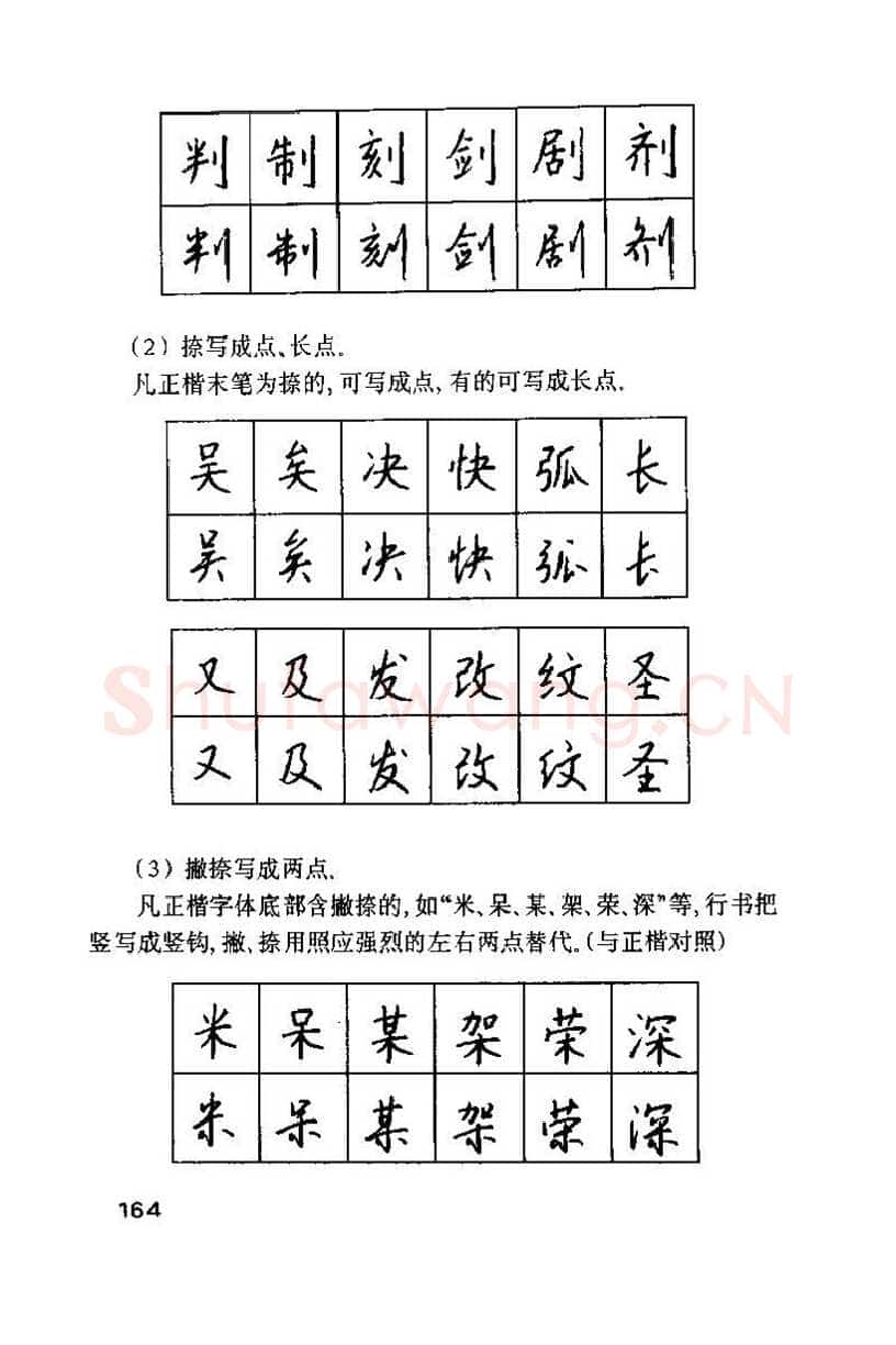 钱沛云硬笔楷书字帖,摘自钱沛云 硬笔书法技巧 字帖