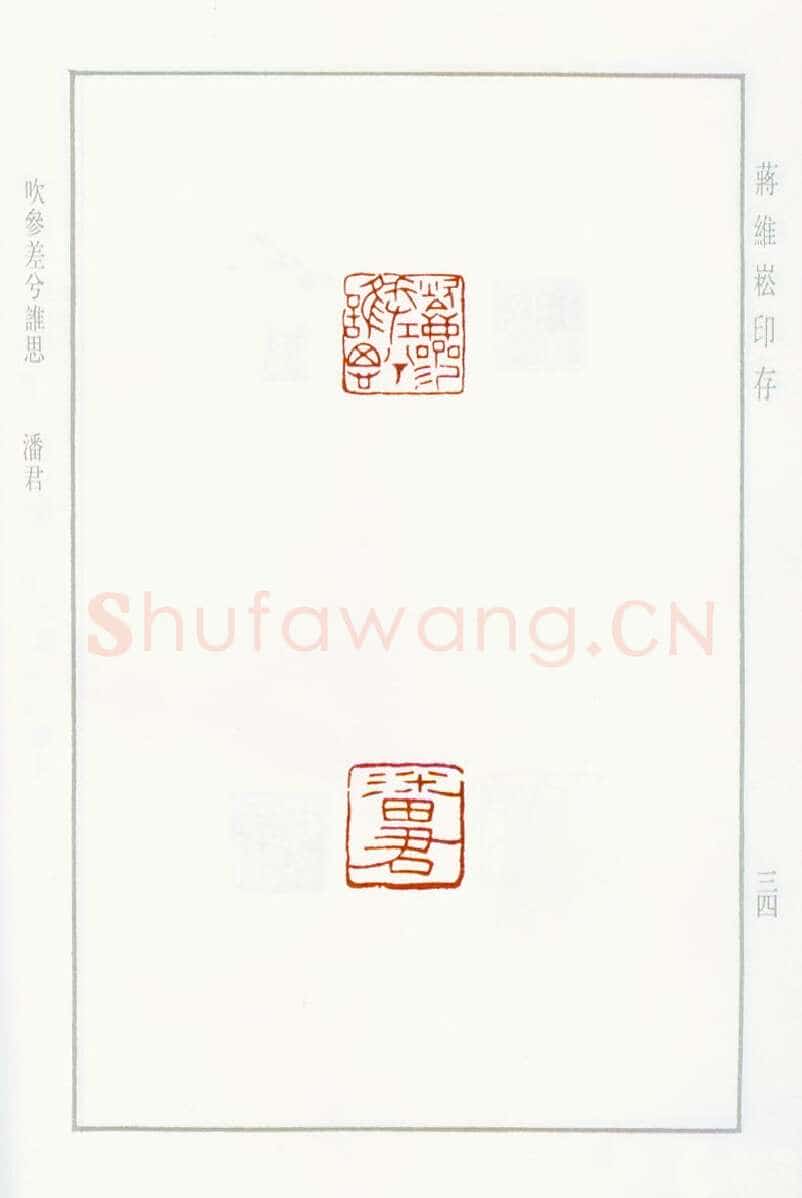 当代篆刻家(蒋维崧)人物介绍及篆刻作品欣赏