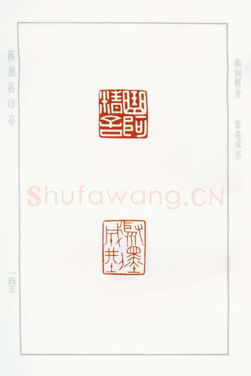 当代篆刻家(蒋维崧)人物介绍及篆刻作品欣赏