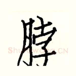 脖